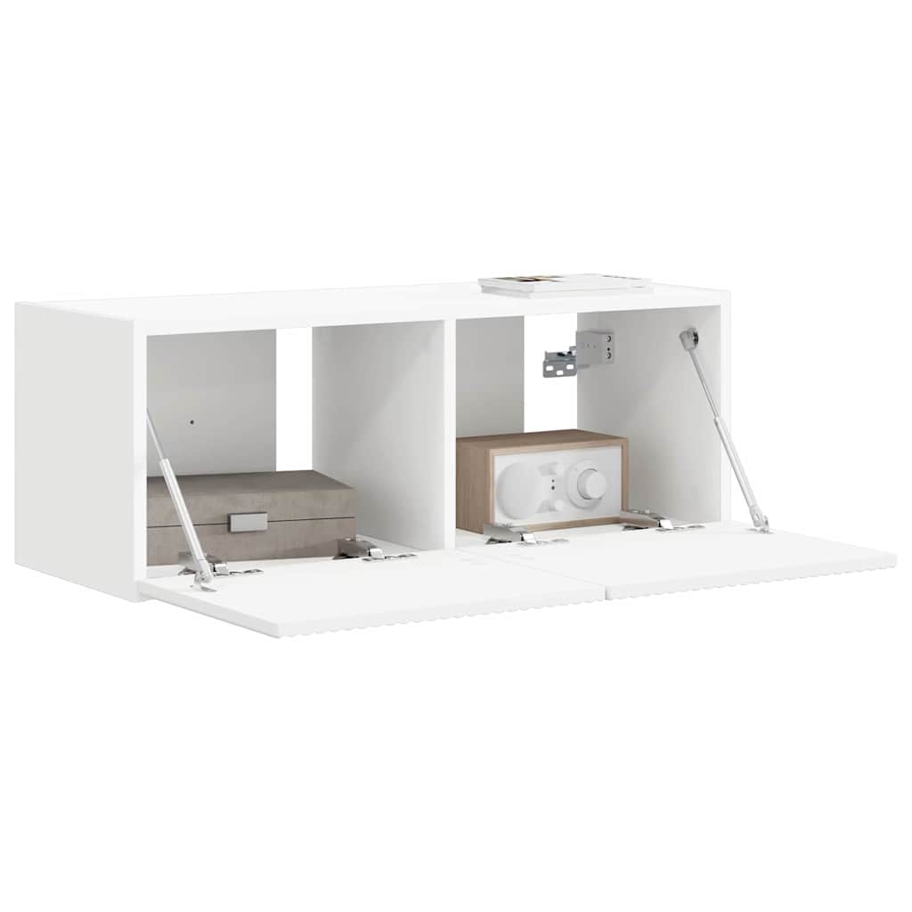 Vidaxl tv wandkast 78,5 x 30 x 29,5 cm wit bewerkt hout