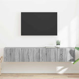 Vidaxl tv wandkast 2 st grijs sonoma bewerkt hout