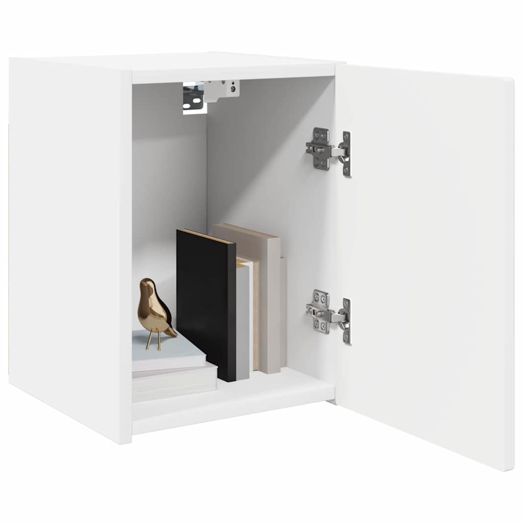 Vidaxl tv wandkast 30 x 31 x 40 cm wit bewerkt hout