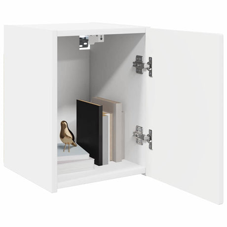Vidaxl tv wandkast 30 x 31 x 40 cm wit bewerkt hout