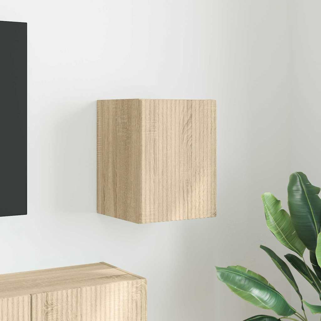 Vidaxl tv wandkast 30 x 31 x 40 cm sonoma bewerkt hout