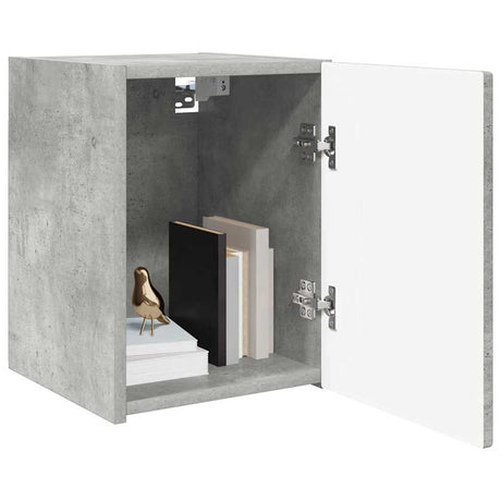 Vidaxl tv wandkast 30 x 31 x 40 cm betongrijs bewerkt hout