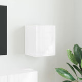 Vidaxl tv wandkast 30 x 31 x 40 cm glanzend wit bewerkt hout