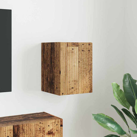 Vidaxl tv wandkast 30 x 31 x 40 cm oud hout bewerkt hout