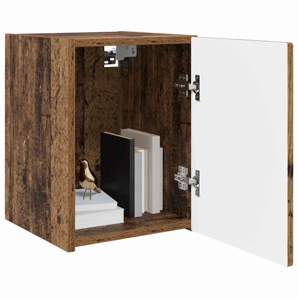 Vidaxl tv wandkast 2 st oud hout bewerkt hout
