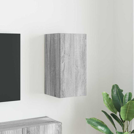 Vidaxl tv wandkast 30 x 31 x 60 cm grijs sonoma bewerkt hout