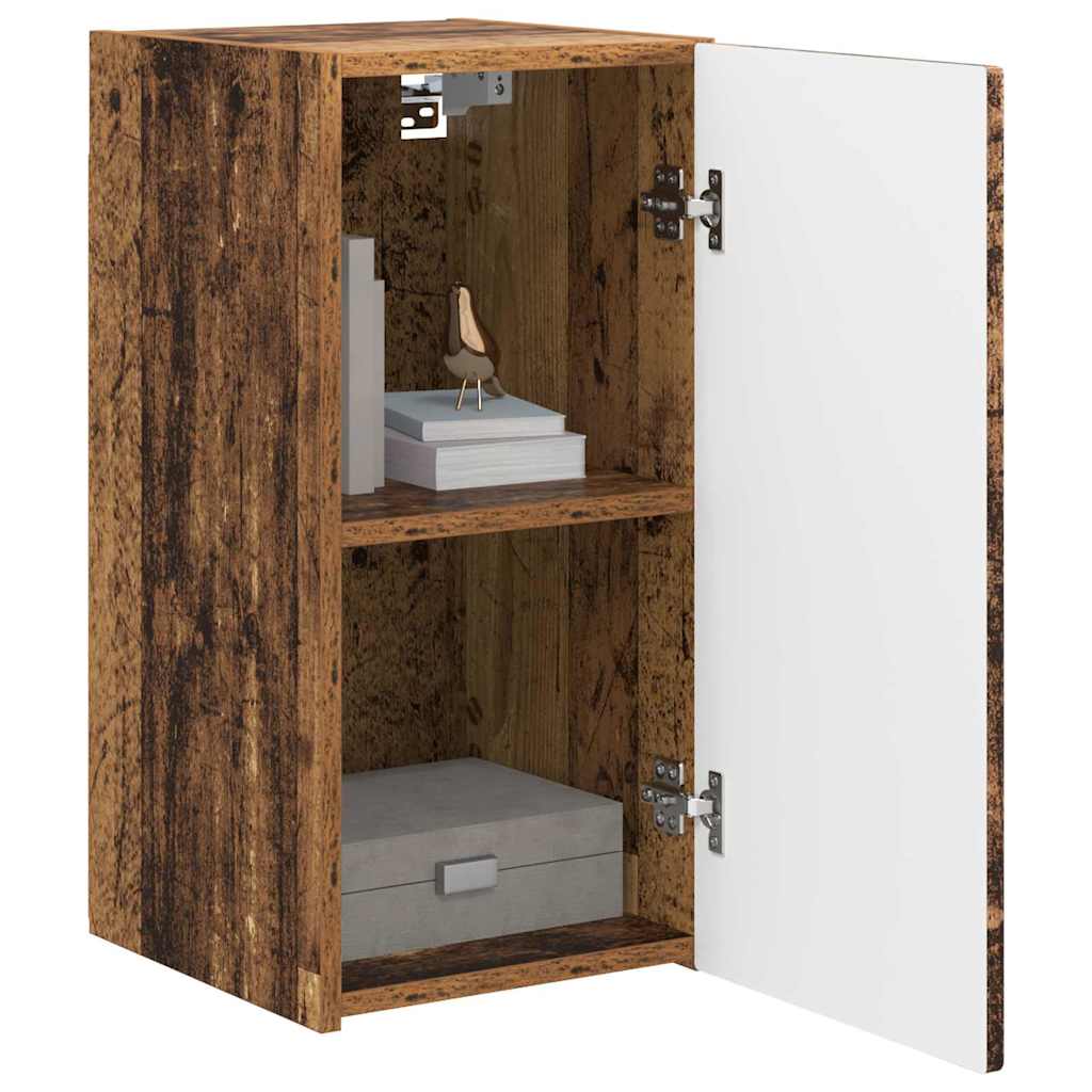 Vidaxl tv wandkast 2 st oud hout bewerkt hout