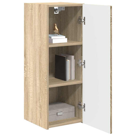Vidaxl tv wandkast 30 x 31 x 80 cm sonoma bewerkt hout