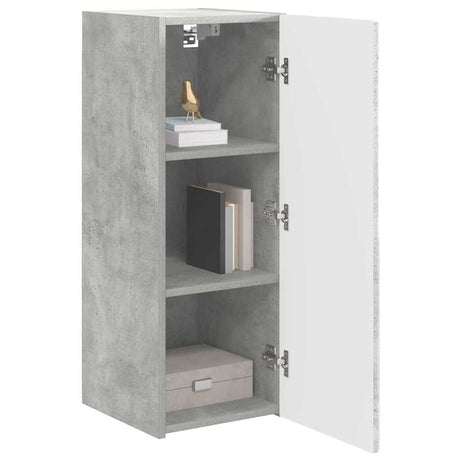 Vidaxl tv wandkast 30 x 31 x 80 cm betongrijs bewerkt hout