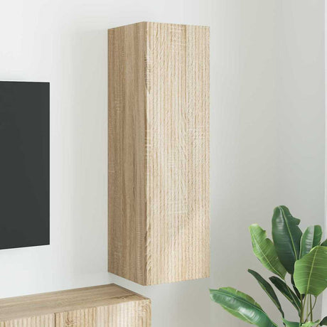 Vidaxl tv wandkast 30 x 31 x 100 cm sonoma bewerkt hout