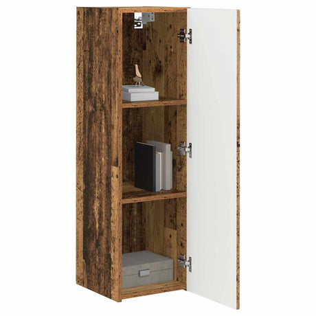 Vidaxl tv wandkast 30 x 31 x 100 cm oud hout bewerkt hout