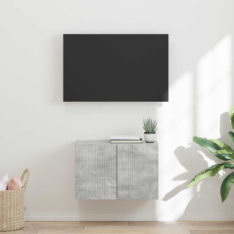 Vidaxl tv-wandkast 59,5 x 31 x 40 cm beton grijs bewerkt hout