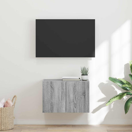 Vidaxl tv-wandkast 59,5 x 31 x 40 cm grijs sonoma bewerkt hout