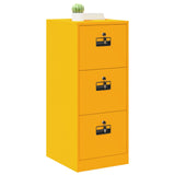Vidaxl bestandenkast mosterdgeel 44 x 50 x 106,5 cm koudgewalst staal