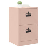 Vidaxl bestandenkast roze 45,5 x 42 x 74,5 cm koudgewalst staal