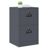 Vidaxl bestandenkast antraciet 45,5 x 42 x 74,5 cm koudgewalst staal