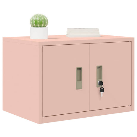 Vidaxl opbergkast roze 60 x 40 x 40 cm staal