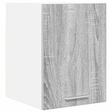 Vidaxl hangkast grijs sonoma en wit 30 x 31 x 40 cm bewerkt hout