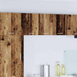Vidaxl hangkast oude hout en wit 30 x 31 x 40 cm bewerkt hout