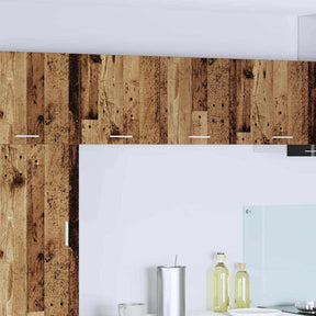 Vidaxl hangkast oude hout en wit 40 x 31 x 40 cm bewerkt hout