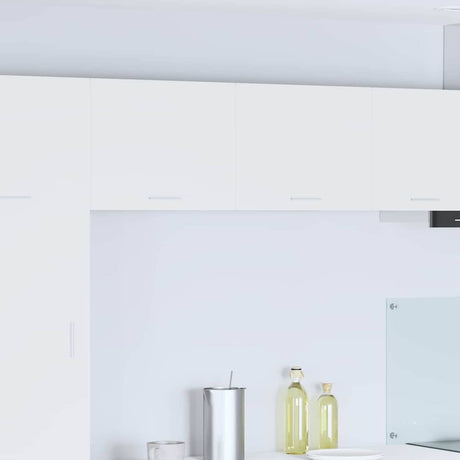 Vidaxl hangkast 2 st wit bewerkt hout