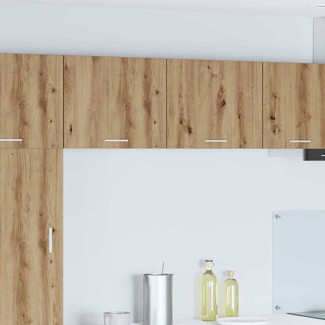 Vidaxl hangkast ambachtelijke eik en wit 50 x 31 x 40 cm bewerkt hout