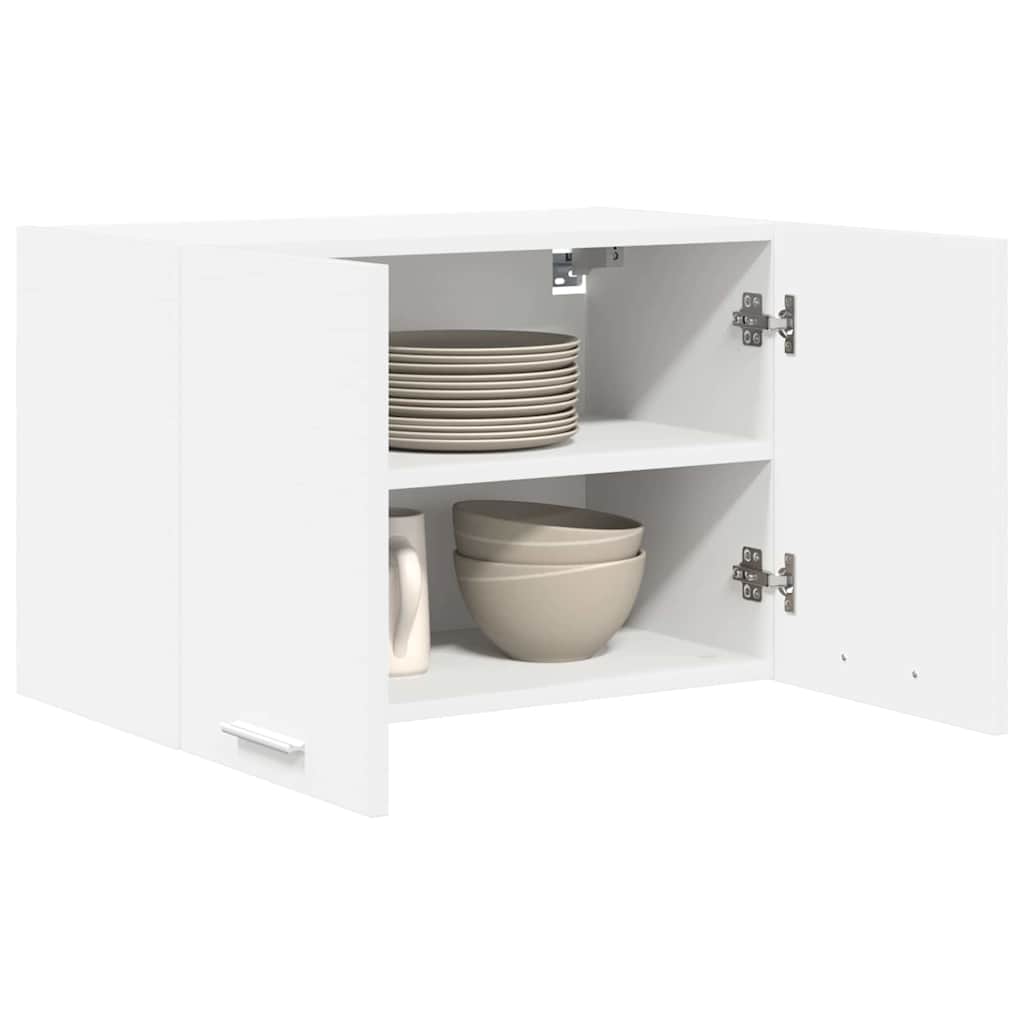 Vidaxl hangkast 2 st wit bewerkt hout