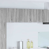 Vidaxl hangkast grijs sonoma en wit 60 x 31 x 40 cm bewerkt hout