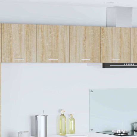 Vidaxl hangkast sonoma eiken 80 x 31 x 40 cm bewerkt hout