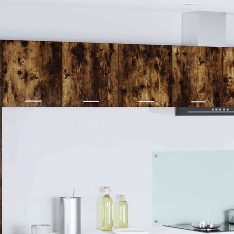 Vidaxl hangkast gerookt eiken 80 x 31 x 40 cm bewerkt hout
