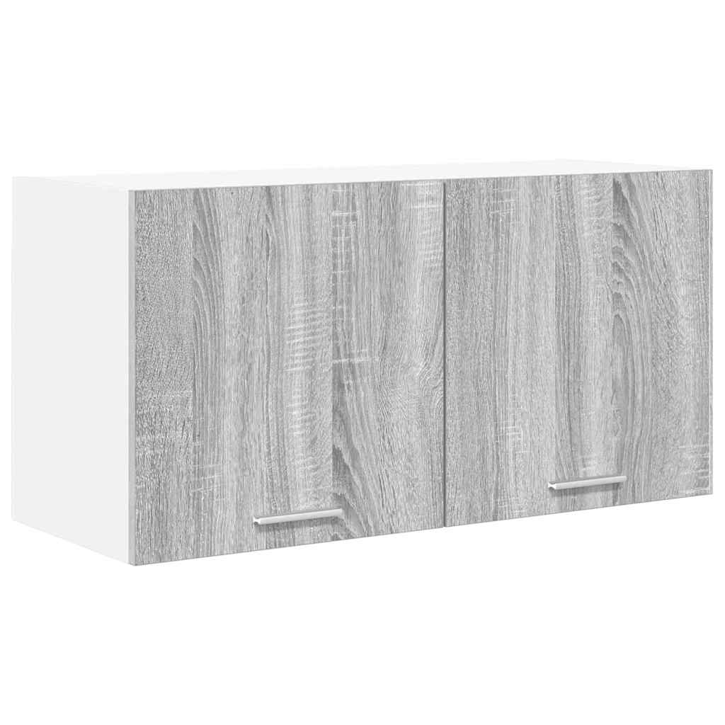 Vidaxl hangkast grijs sonoma 80 x 31 x 40 cm bewerkt hout
