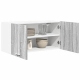 Vidaxl hangkast grijs sonoma 80 x 31 x 40 cm bewerkt hout