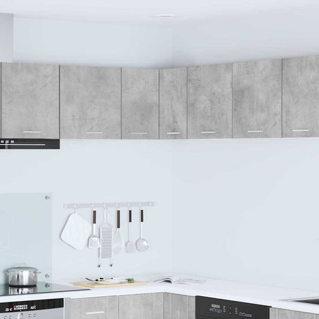 Vidaxl hangkast beton grijs en wit 57 x 57 x 40 cm bewerkt hout