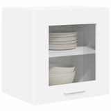 Vidaxl hangkast 2 st wit bewerkt hout