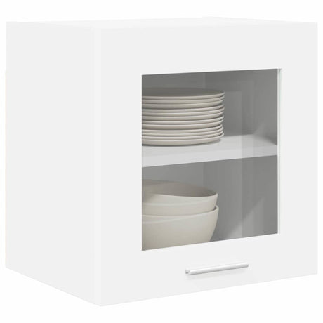 Vidaxl hangkast 2 st wit bewerkt hout