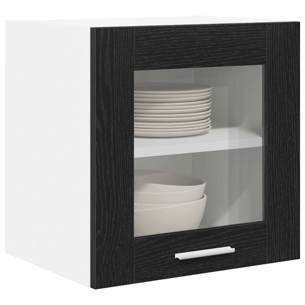 Vidaxl hangkast zwart eiken 40 x 31 x 40 cm bewerkt hout