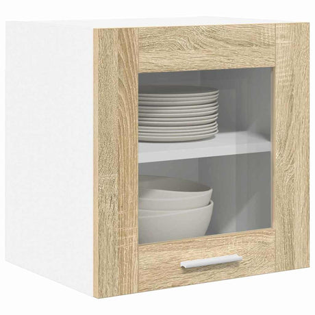 Vidaxl hangkast 2 st sonoma eiken bewerkt hout