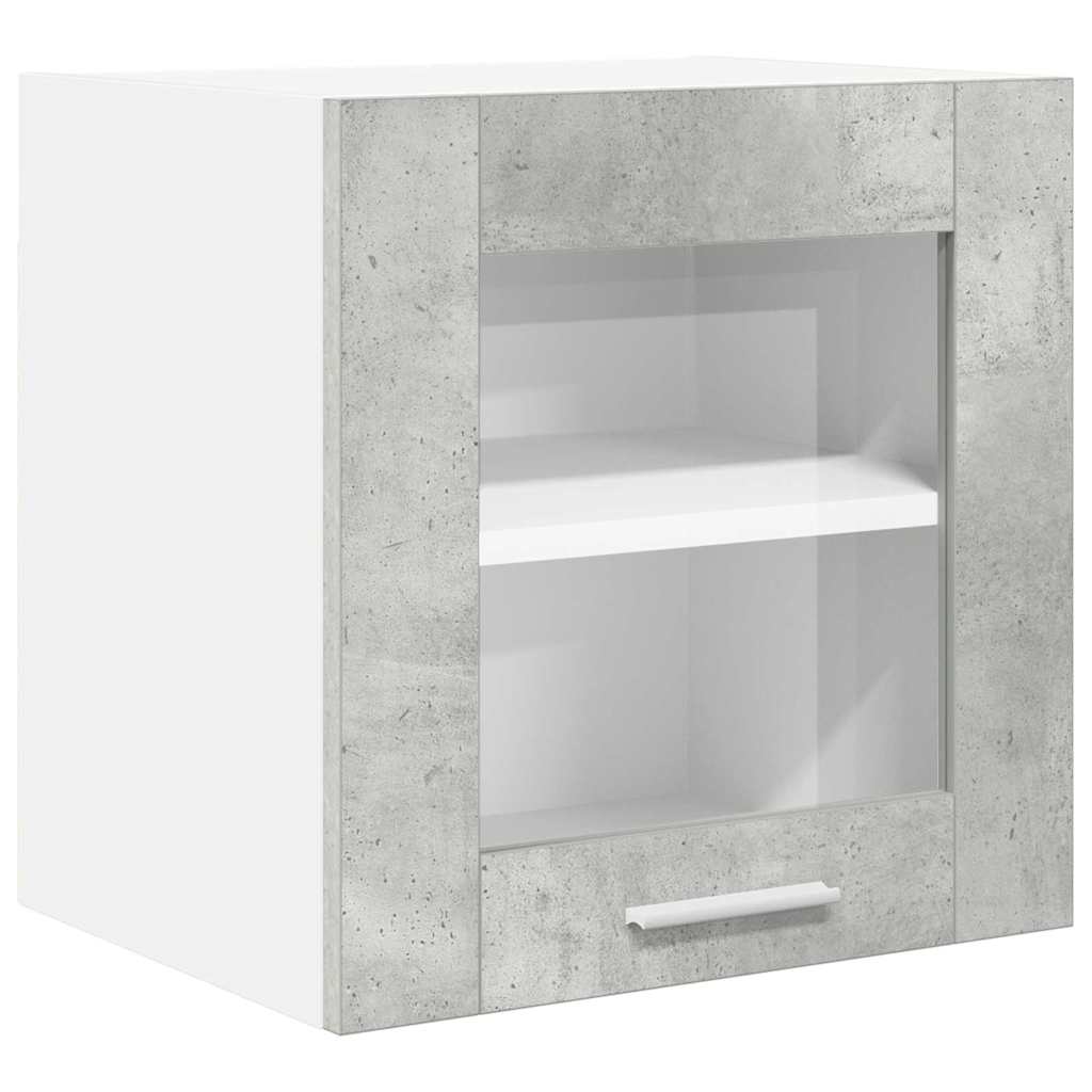 Vidaxl hangkast beton grijs 40 x 31 x 40 cm bewerkt hout