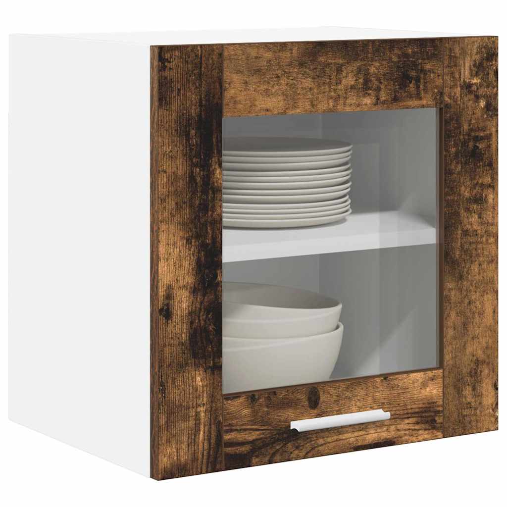 Vidaxl hangkast gerookt eiken 40 x 31 x 40 cm bewerkt hout