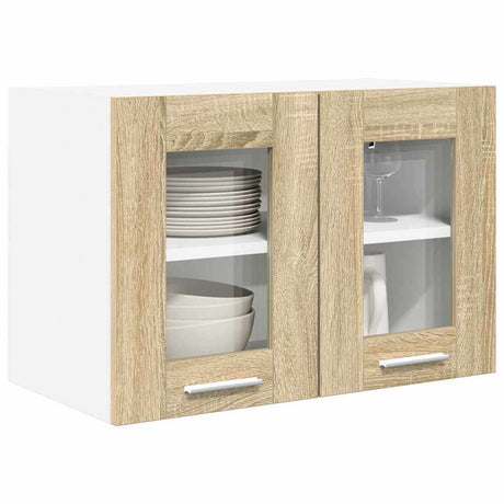 Vidaxl hangkast sonoma eiken 60 x 31 x 40 cm bewerkt hout