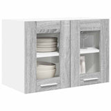 Vidaxl hangkast 2 st grijs sonoma bewerkt hout