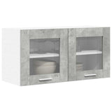 Vidaxl hangkast beton grijs en wit 80 x 31 x 40 cm bewerkt hout