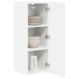 Vidaxl hangkast 2 st wit bewerkt hout