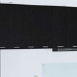 Vidaxl hangkast zwarte eik en wit 30 x 31 x 80 cm bewerkt hout