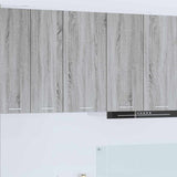 Vidaxl hangkast grijs sonoma en wit 40 x 31 x 80 cm bewerkt hout