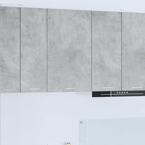 Vidaxl hangkast beton grijs en wit 50 x 31 x 80 cm bewerkt hout