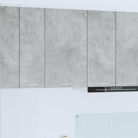 Vidaxl hangkast beton grijs en wit 50 x 31 x 80 cm bewerkt hout