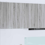 Vidaxl hangkast grijs sonoma en wit 50 x 31 x 80 cm bewerkt hout