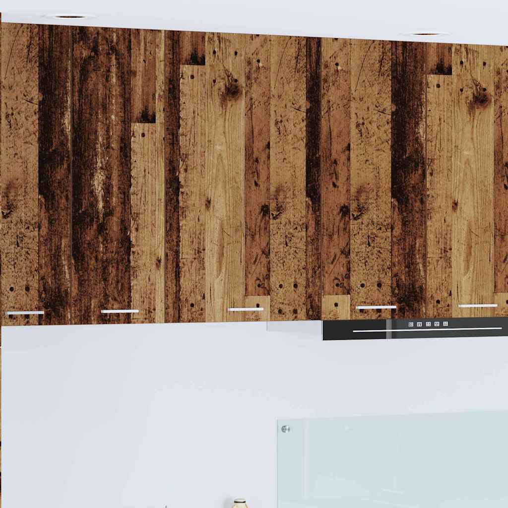 Vidaxl hangkast oude hout en wit 50 x 31 x 80 cm bewerkt hout