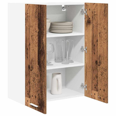Vidaxl hangkast oudhout 60 x 31 x 80 cm bewerkt hout